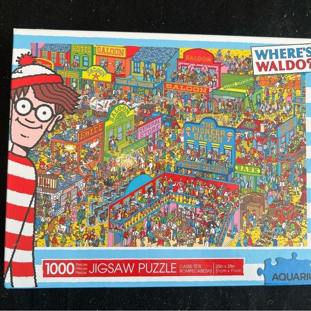Where's Waldo Wild Wild West 1000 Piece Jigsaw Puzzle
